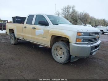  Salvage Chevrolet Silverado 2500
