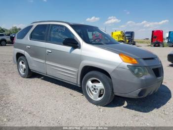  Salvage Pontiac Aztek