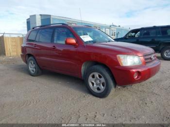  Salvage Toyota Highlander