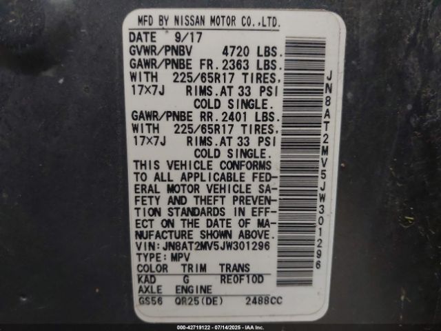 Nissan Rogue Sv Image 6